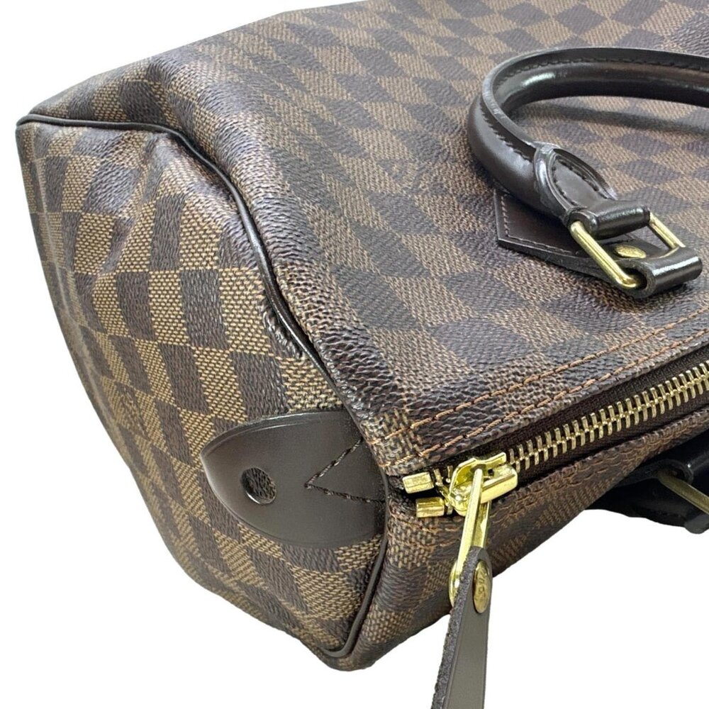 Louis Vuitton Speedy 30 Damier Ebene Satchel Bag Brown - Picture 4 of 10